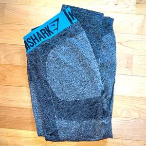 Gymshark Grey Crop leggings size small